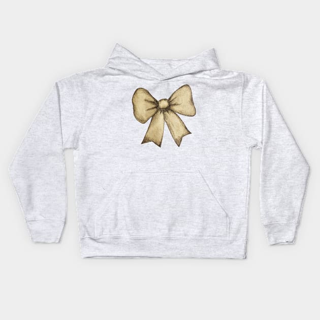 Cute bow is stylish. Kids Hoodie by artistagniya